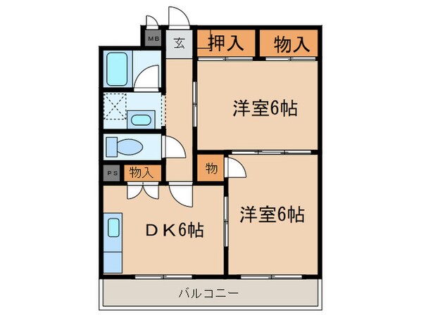 スバルハイツの物件間取画像